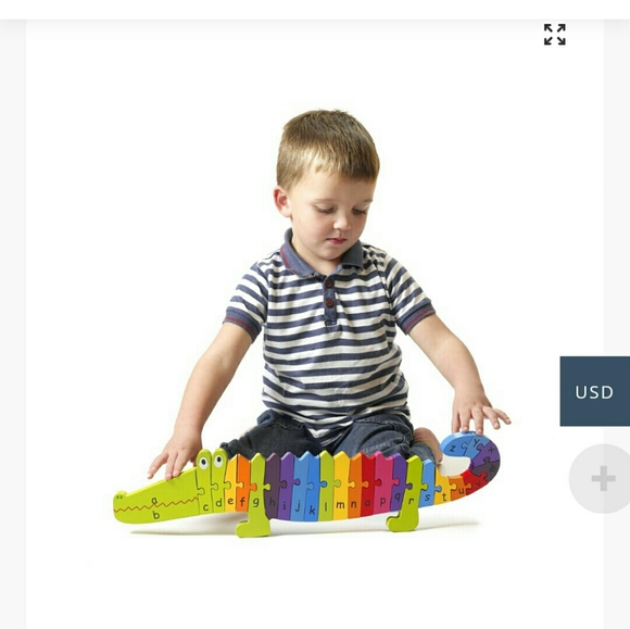 New Crocodile Alphabet Wood Puzzle - Picture 7 of 7
